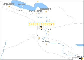 map of Shevelevskoye