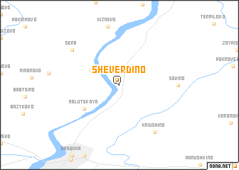 map of Sheverdino