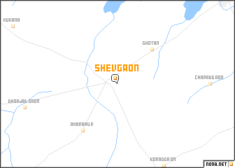 map of Shevgaon