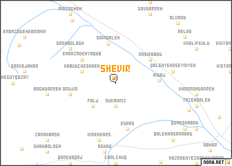 map of Shevīr