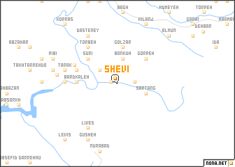 map of Shevī