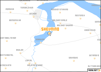 map of Shevnino