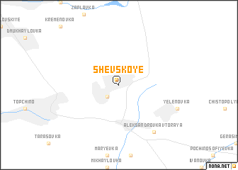 map of Shevskoye