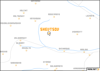 map of Shevtsov