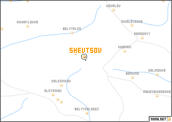 map of Shevtsov