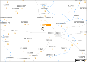 map of Shevyaki