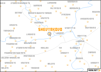 map of Shevyakovo