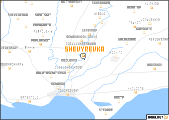 map of Shevyrëvka