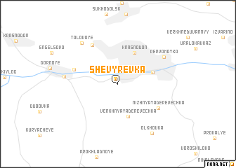 map of Shevyrëvka