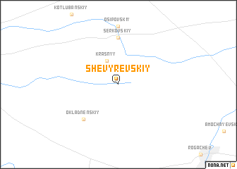 map of Shevyrevskiy