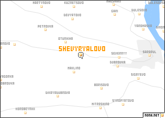 map of Shevyryalovo