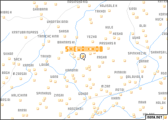 map of ShewāI Khob