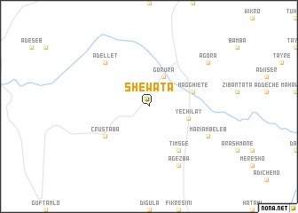 map of Shewatʼa