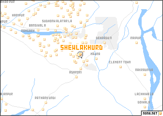 map of Shewla Khurd