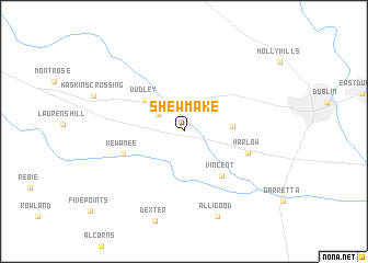 map of Shewmake