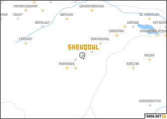 map of Shew Qowl