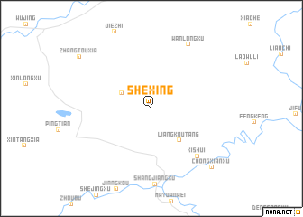 map of Shexing