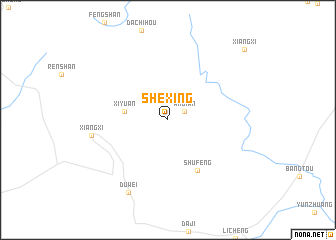 map of Shexing