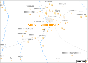 map of Sheykh Abolqāsem