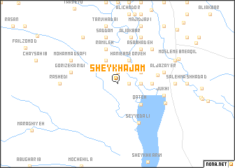 map of Sheykh ‘Ajam