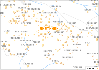 map of Sheykhak