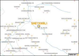 map of Sheykh‘alī