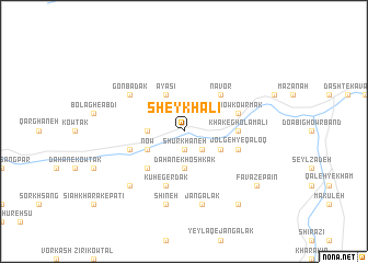 map of Sheykh ‘Alī