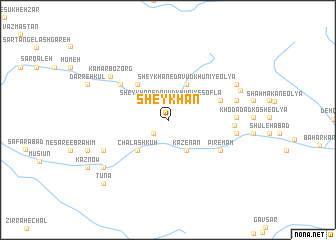 map of Sheykhān