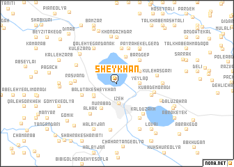 map of Sheykhān