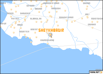 map of Sheykh Badīr