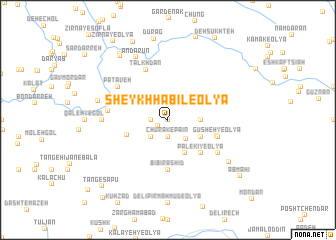 map of Sheykh Hābīl-e ‘Olyā