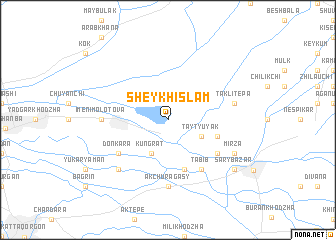 map of Sheykh-Islam