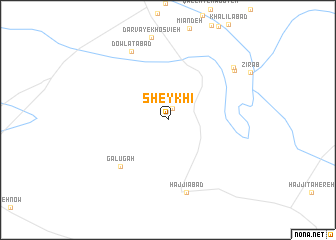 map of Sheykhī