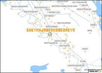 map of Sheykh Jāber Ka‘b-e ‘Omeyr