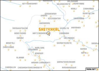 map of Sheykh Kal