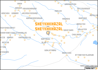 map of Sheykh Khaz‘al