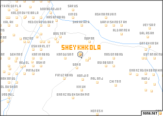 map of Sheykh Kolā