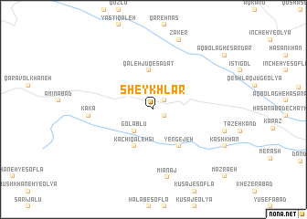 map of Sheykhlar