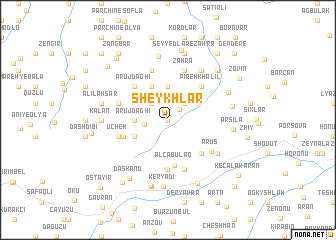 map of Sheykhlar