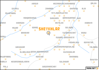 map of Sheykhlar