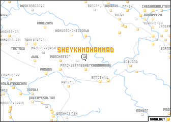 map of Sheykh Moḩammad