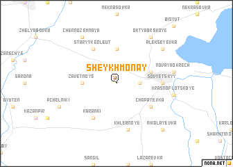 map of Sheykh-Monay