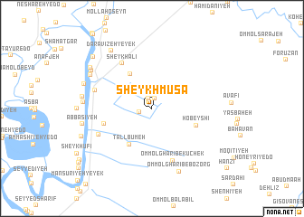 map of Sheykh Mūsá