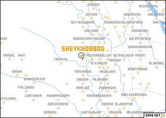 map of Sheykh ‘Obbād