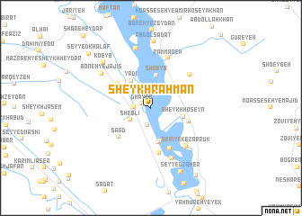 map of Sheykh Raḩmān