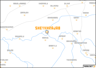 map of Sheykh Rajab