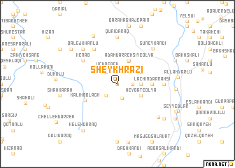 map of Sheykh Raẕī