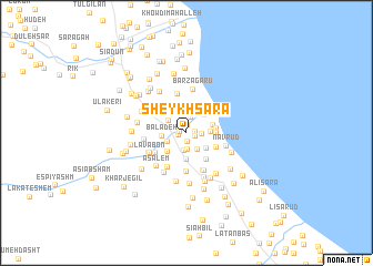 map of Sheykh Sarā