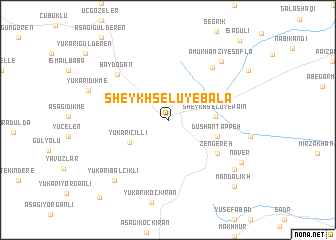 map of Sheykh Selū-ye Bālā