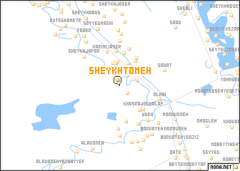map of Sheykh Ţo‘meh